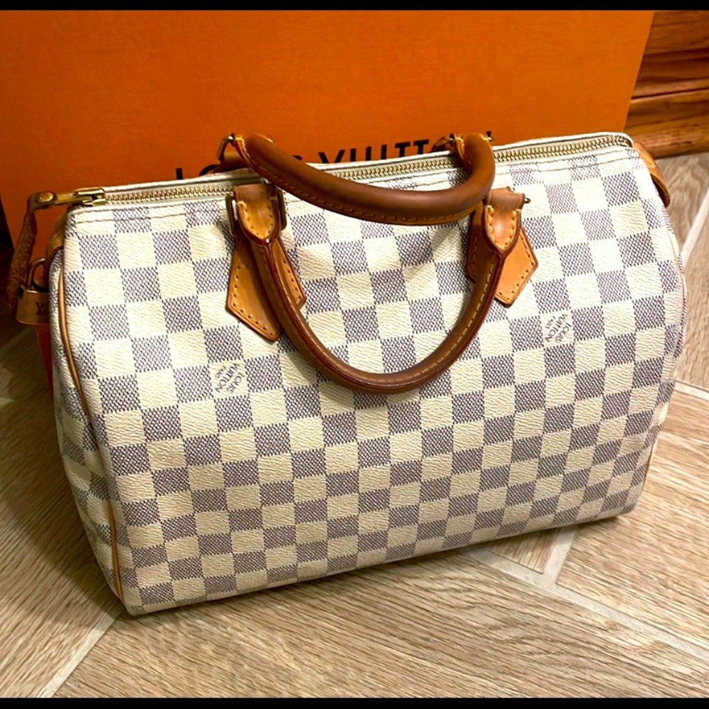 Authentic Louis Vuitton Speedy 30 Damier